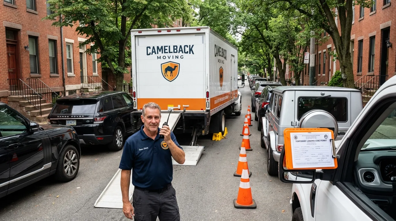 City street loading permit setup in Englewood, NJ